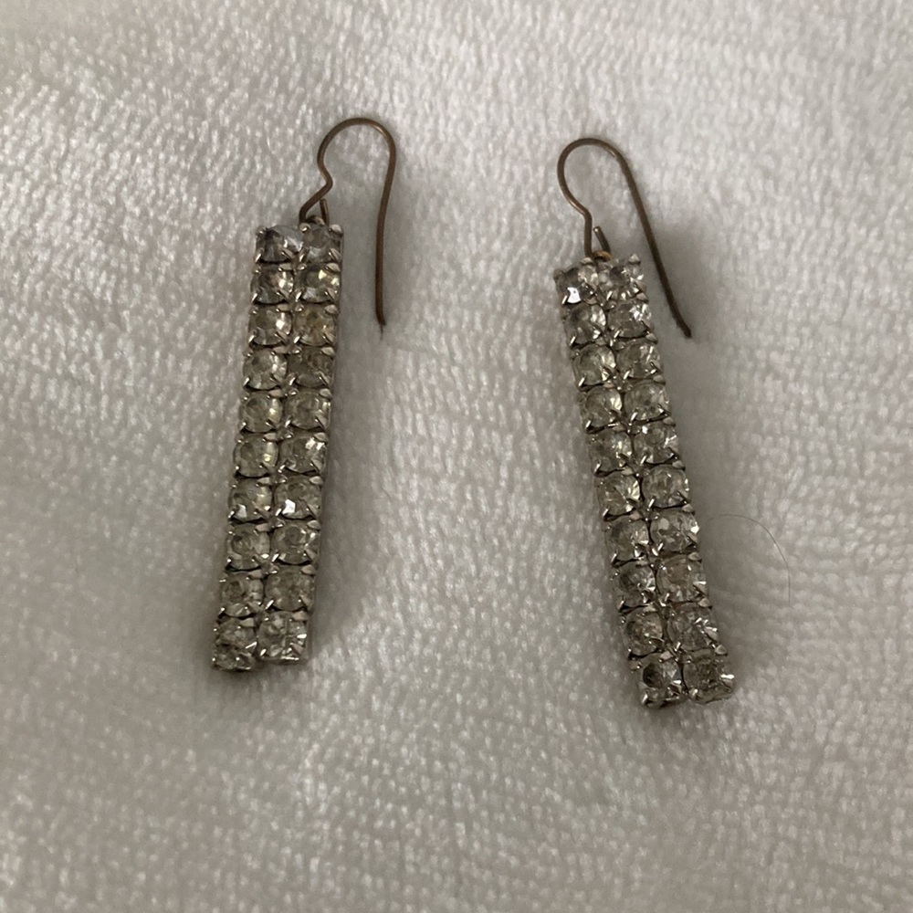 Artisan Crystal Dangle Earrings - image 3